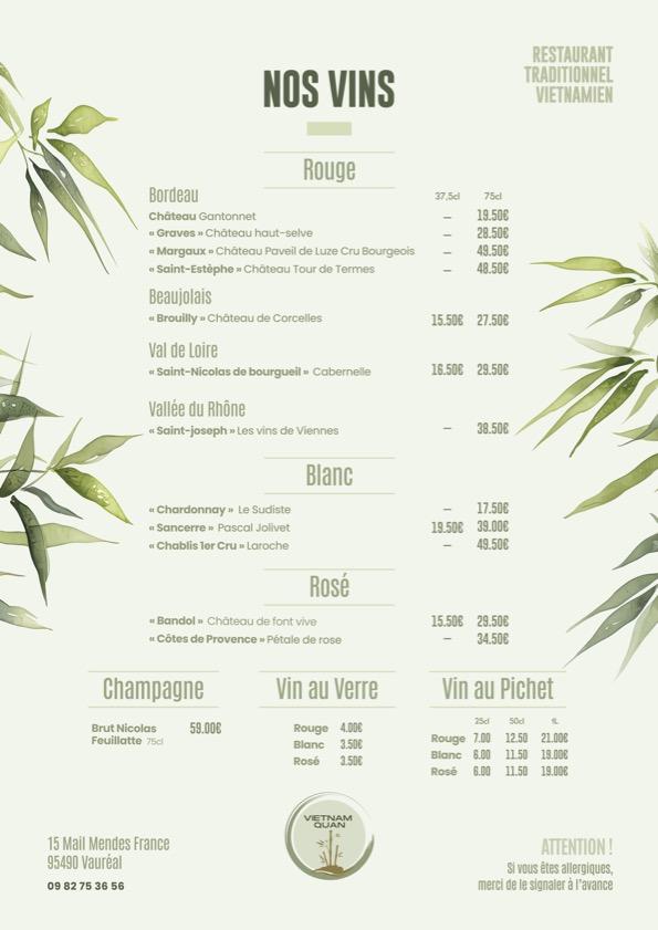 Vietnam Quan - Menu Image 1