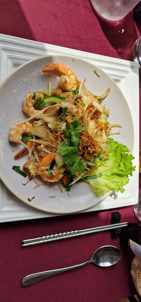 Nouilles Sautées Aux Crevettes
