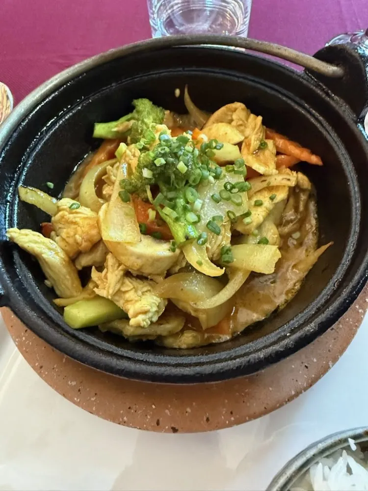 Poulet Curry Crème de Coco